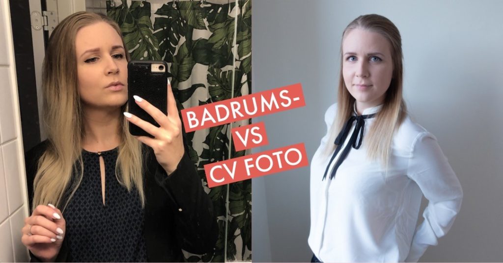 Bra vs dåligt CV-foto